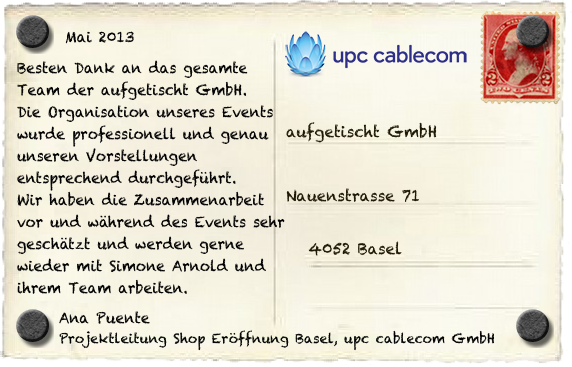 Feedback cablecom 2013